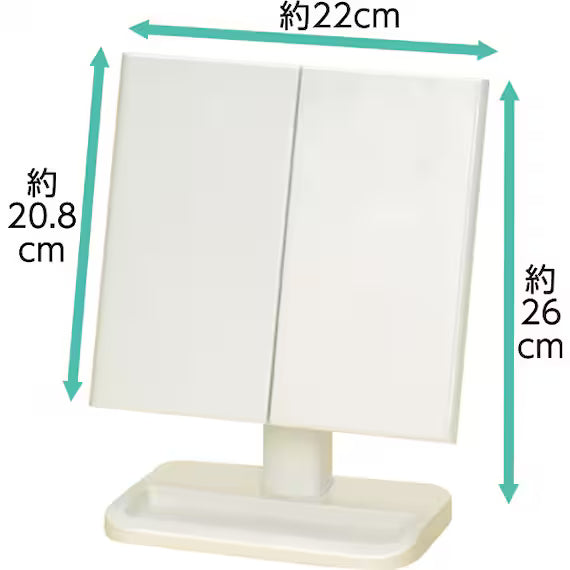 TABLE MIRROR TS-002 BK