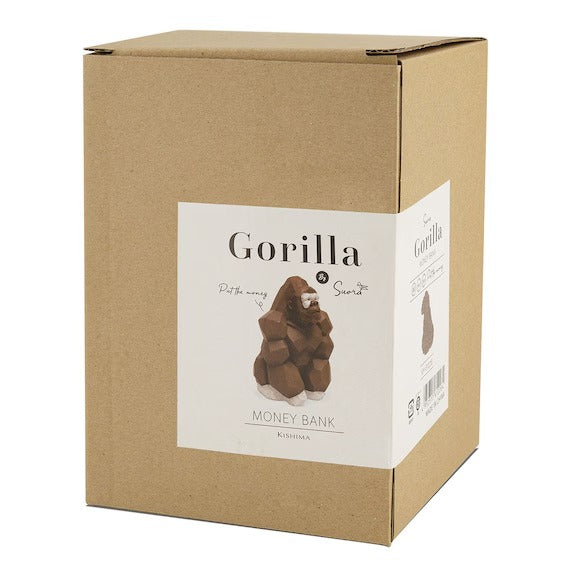 ORNAMENT MONEYBANK GORILLA