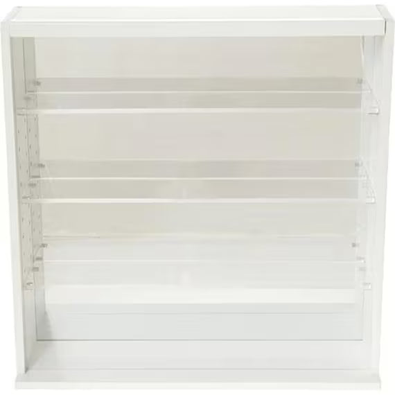 DISPLAY BOX WITH WOODEN FRAME L3 WH W40D12H40