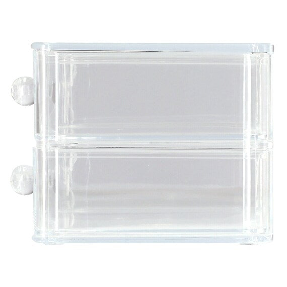 ACRYLIC COSMETIC CASE W / DRAWER LUCENT S W18XD20XH15