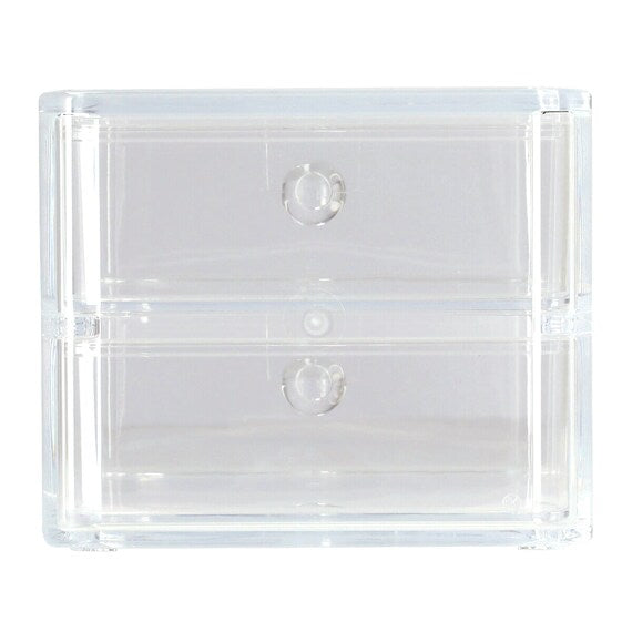 ACRYLIC COSMETIC CASE W / DRAWER LUCENT S W18XD20XH15