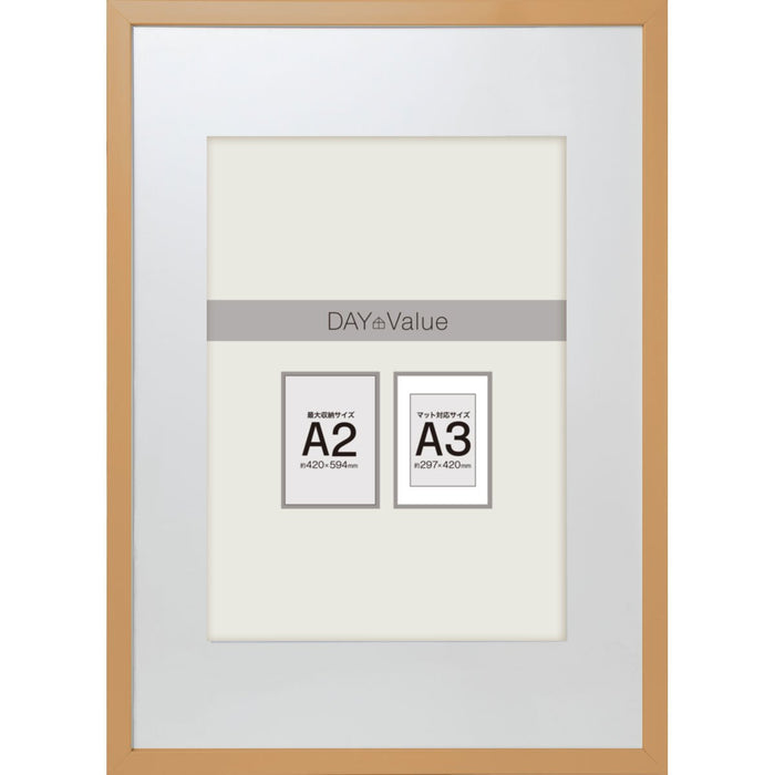 PICTURE FRAME A2 (A3 W / MAT) LBR N3