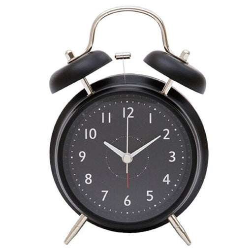 Twin Bell Alarm Table Clock BK W11.8D6.2H16.5