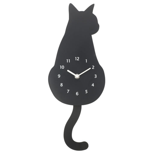 Pendulum Clock Black Cat