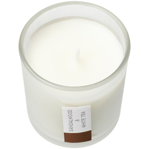 Glass Candle Foresta S Wood & White Tea BR