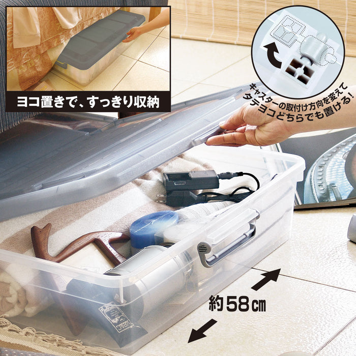 STORAGE CONTAINER UNDER BED WITH CASTER L
