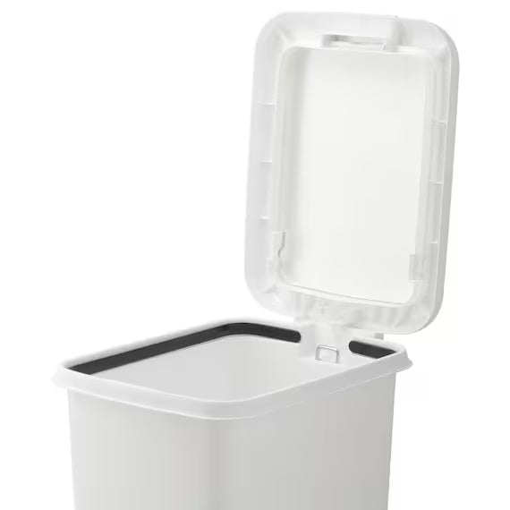 ANTIBACTERIAL AND DEODORANT STEP/PUSH DUST BIN 45L WH