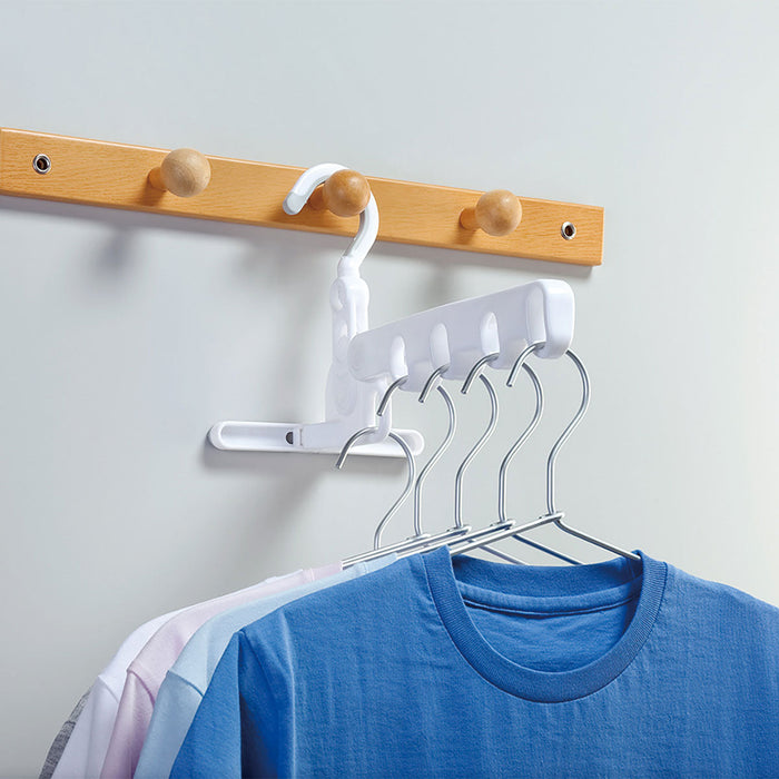 Indoor Laundry Hanger Hook 5 Row