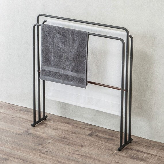 BATH TOWEL HANGING STAND TRES BK / DBR