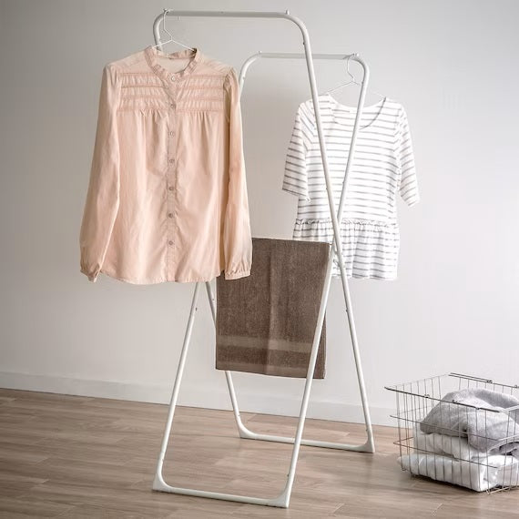 X-SHAPED SLIM DRYING RACK STL WH
