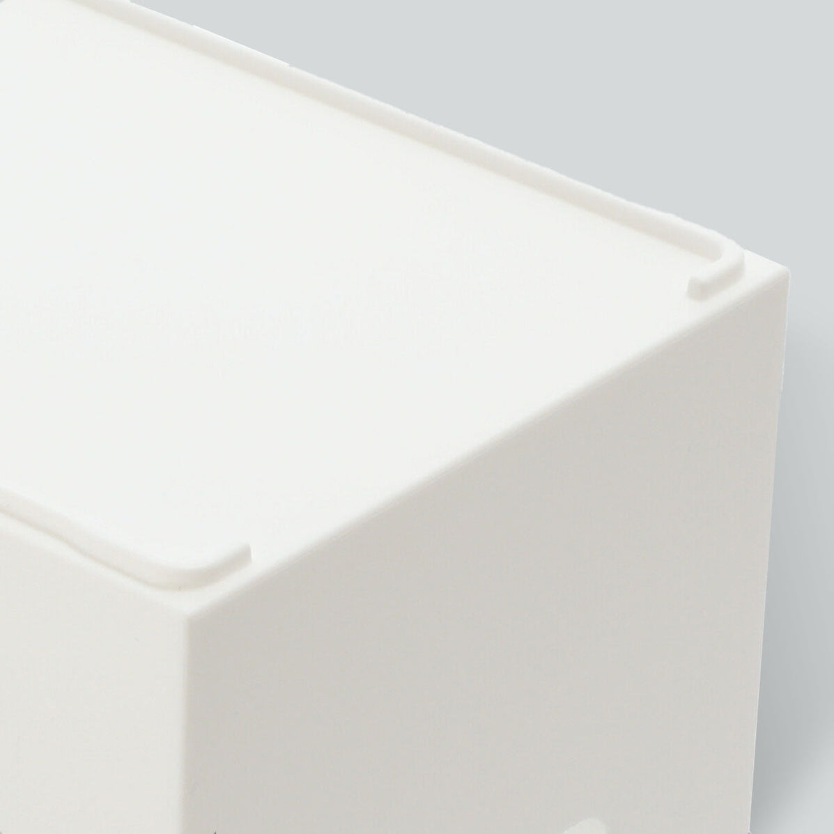 STORAGE BOX CLANE LOW WH