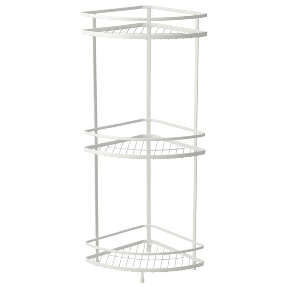 WIRE BATH RACK 3-TIER CORNER PIATTO-2 W27.7XD20XH61