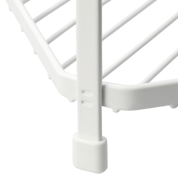 WIRE BATH RACK 3-TIER CORNER PIATTO-2 W27.7XD20XH61