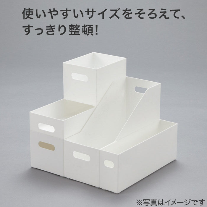 STORAGE BOX CLANE LOW-SHALLOW WH