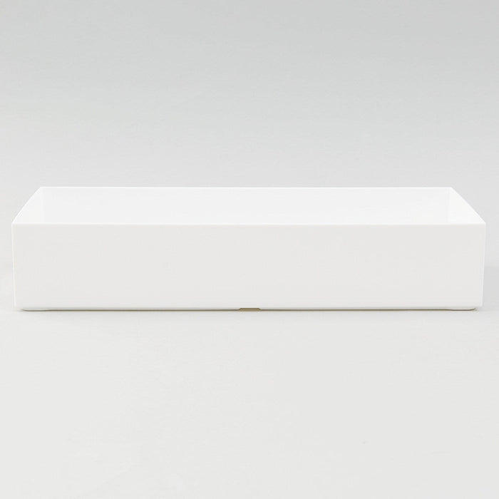 STORAGE BOX CLANE LOW-SHALLOW WH