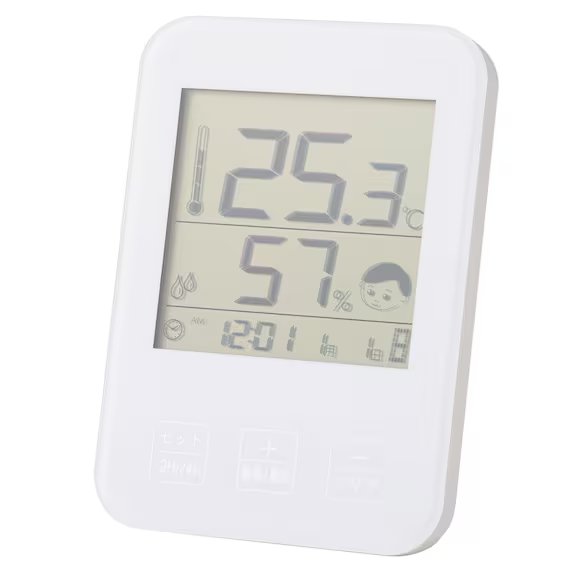 TABLE / WALL TEMP & HUMIDITY THERMOMETER CLOCK NT681