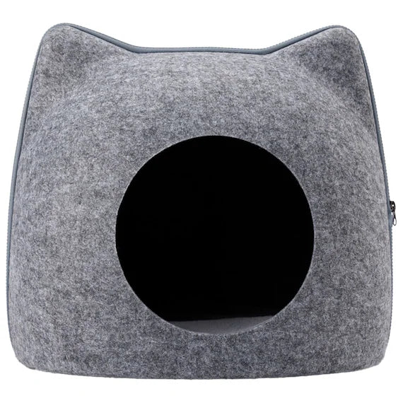 FELT PET BED CAT HEAD