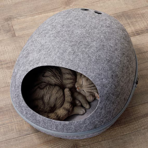 FELT PET BED DOME S
