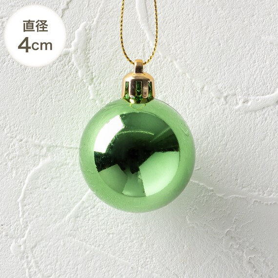 CHRISTMAS ORNAMENTS 30P RED & GREEN MIX N2ST