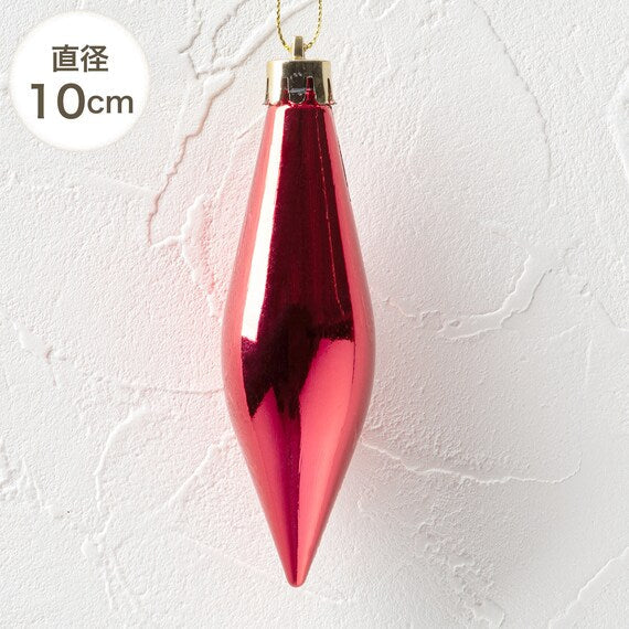 CHRISTMAS ORNAMENTS 30P RED & GREEN MIX N2ST