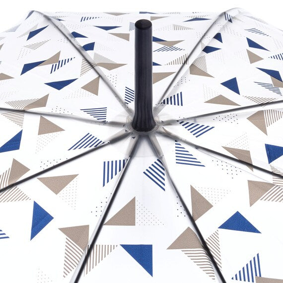 60CM Vinyl Jump Umbrella Stylish Triangle