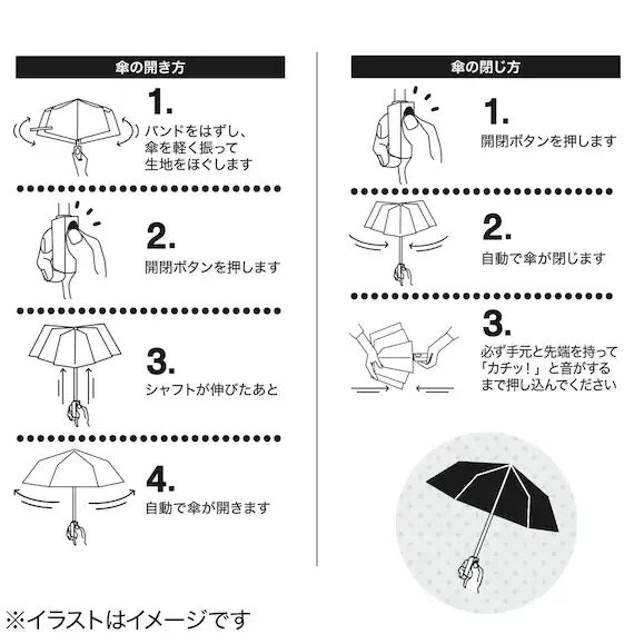 Automatic Foldable Umbrella 58CM BK SU