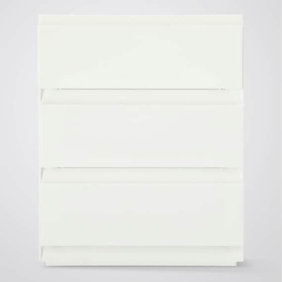 DRAWER N-INBOX 2 V HALF 3-TIER WH