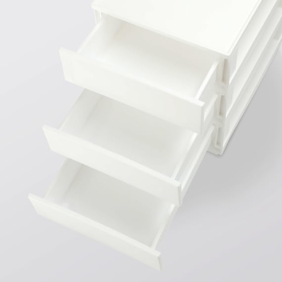 DRAWER N-INBOX 2 V HALF 3-TIER WH