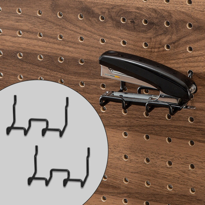 PUNCHING WIRE HOOK 4-HOLE BK 2-PCS