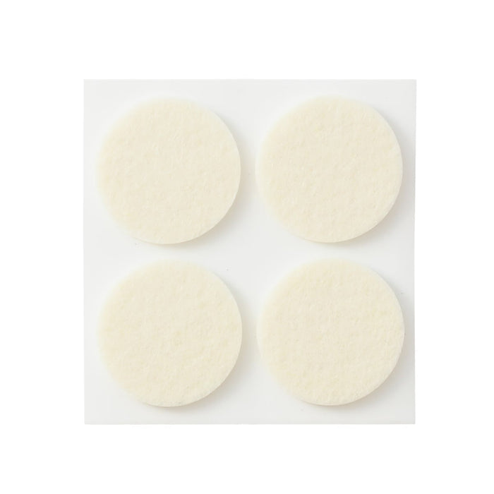 CUSHION COVER FELT 12-PCS WH
