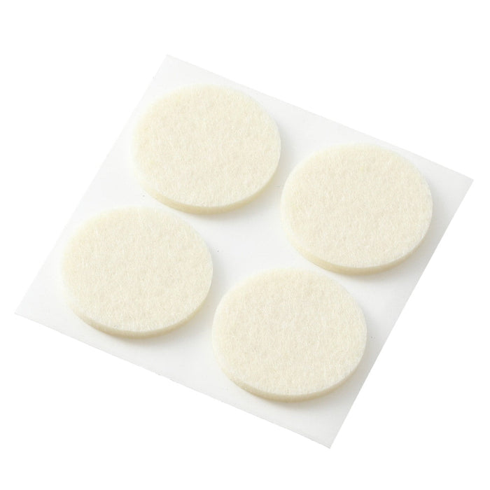 CUSHION COVER FELT 12-PCS WH