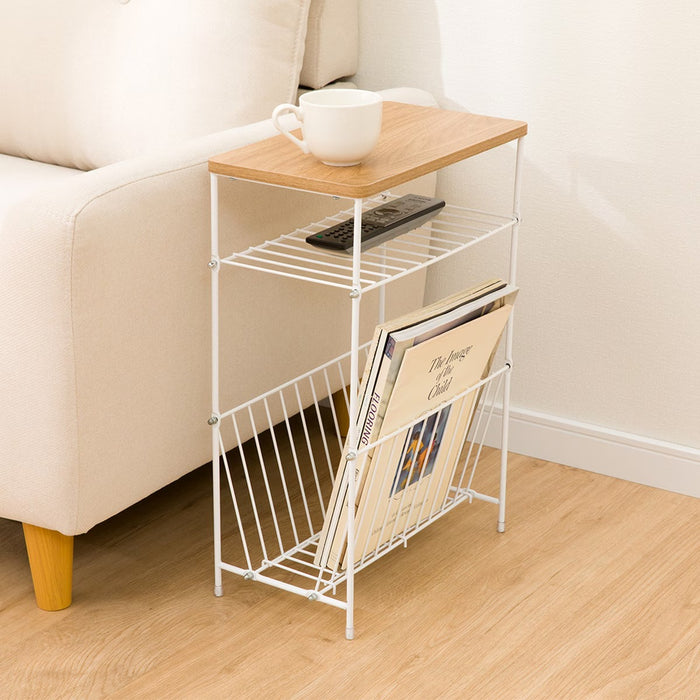 SIDE TABLE SHELFY2 LBR