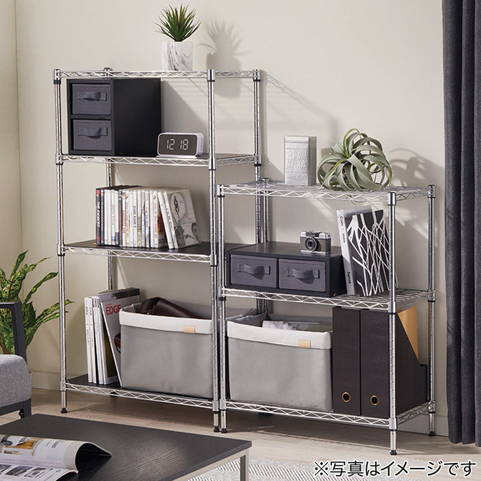 STEEL RACK STANDARD 6530 4-TIER DGY