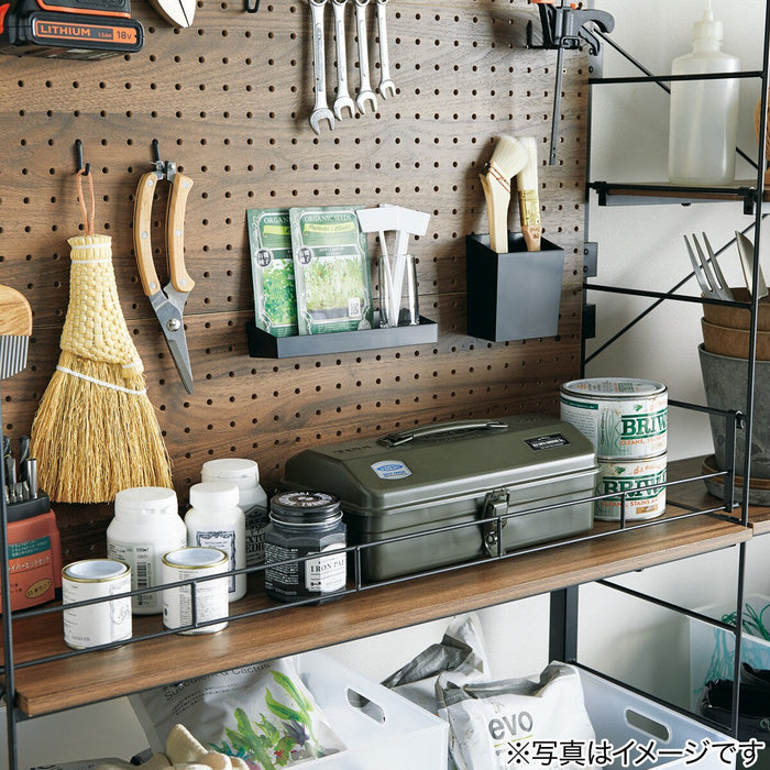 SHELF FENCE FOR N-POLDER 80CM BK NP1