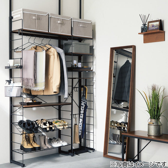 WIRE SHELF BOARD FOR N-POLDER 80CM BK NP1