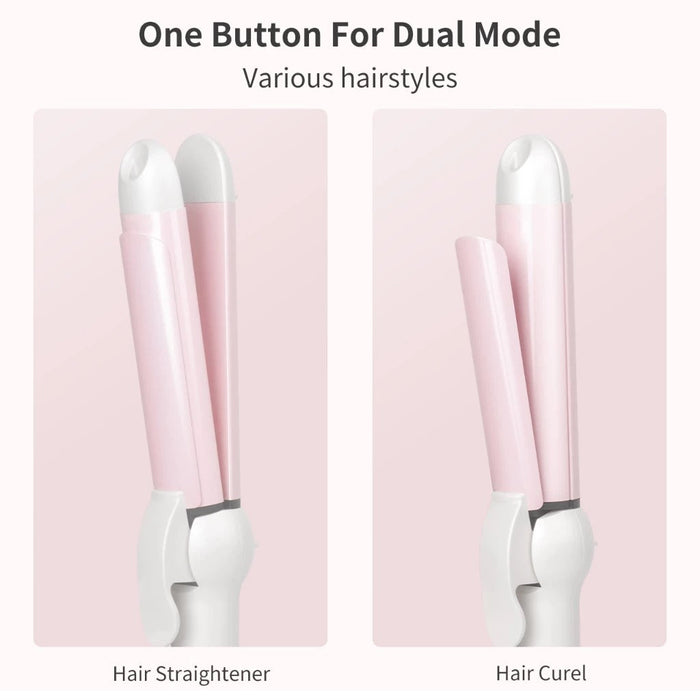 2-IN-1 STRAIGHTENING AND CURLING