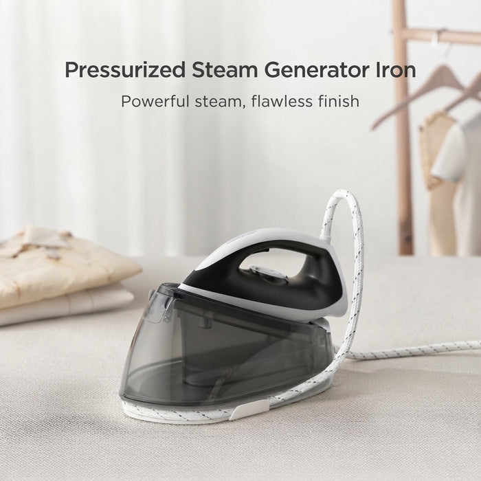 STEAM STATION IRON 021-BLACK AND WHITE-EU