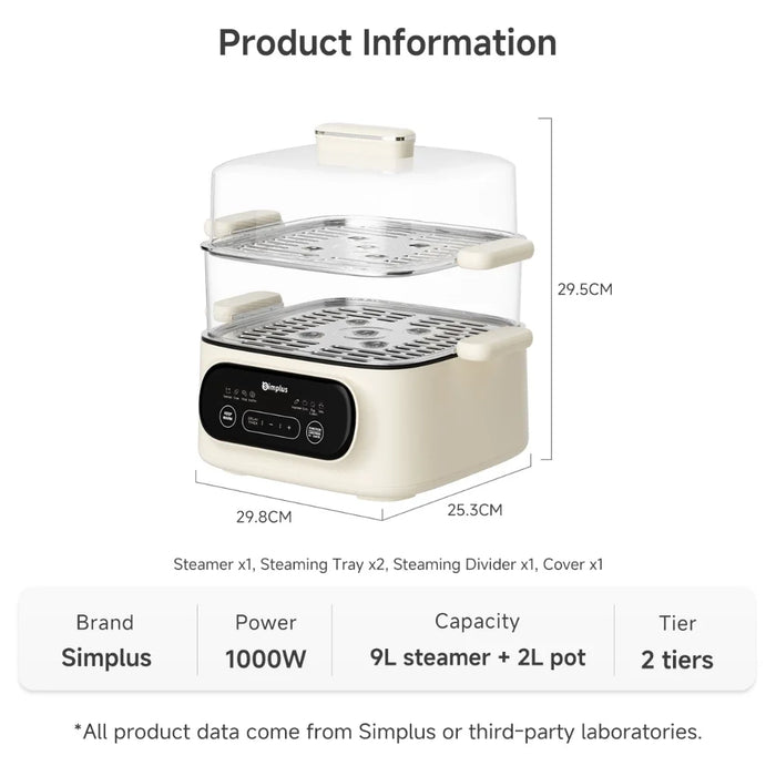 ELECTRIC FOOD STEAMER 004-3 CWH
