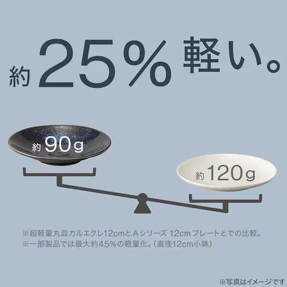 ULTRA LIGHTWEIGHT 23X20CM OVAL BOWL KARU:ECLE YOHENKON