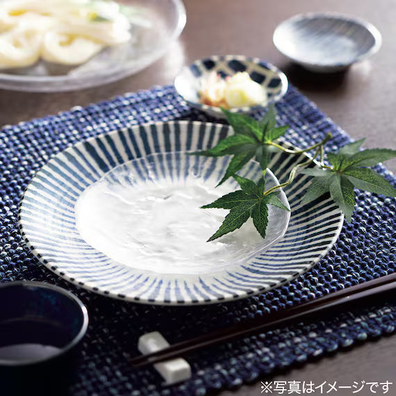 ULTRA LIGHTWEIGHT 23CM ROUND PLATE KARU:ECLE SOMETOKUSA