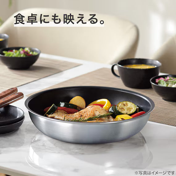 POT&FRYPAN WITH DETACHABLE HANDLE 7P SET BE TORERU3
