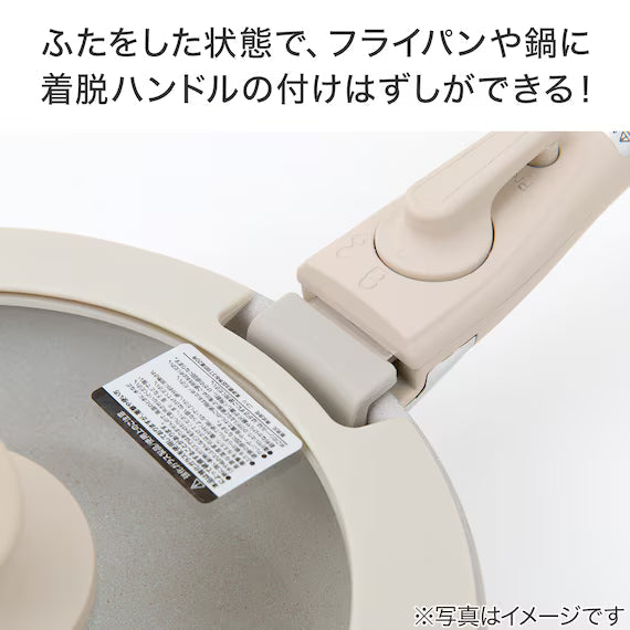 POT&FRYPAN WITH DETACHABLE HANDLE 7P SET BE TORERU3