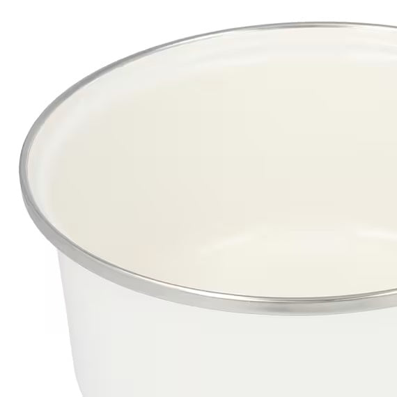 ENAMEL SAUCEPAN 18CM WH