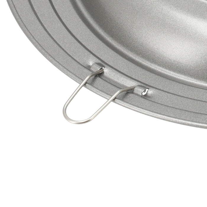 Stand able Steel Fry Pan Cover 22-26CM