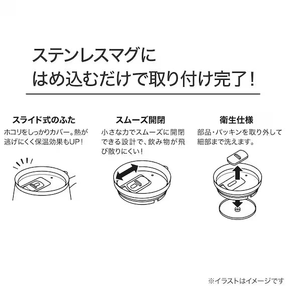 LID FOR STAINLESS MUG