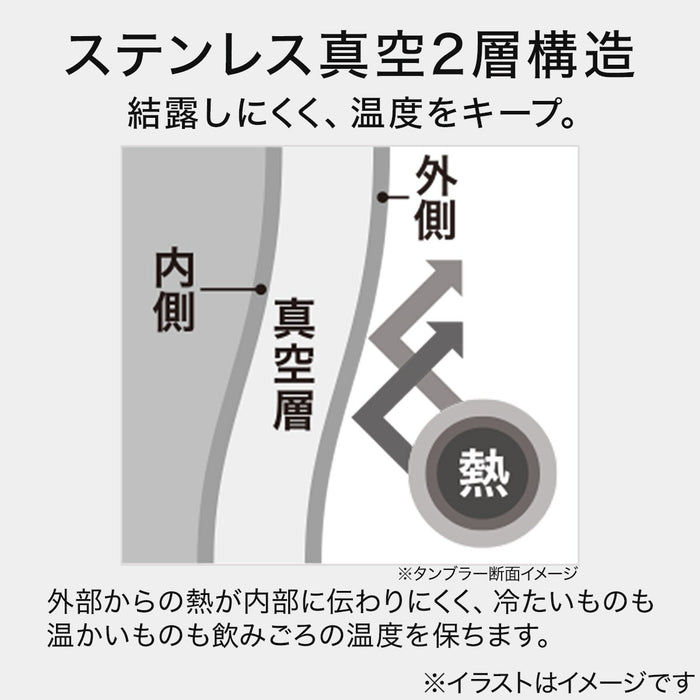 CERAMIC COAT STAINLESS STEEL TUMBLER 350ML BK