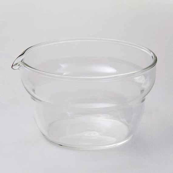 HEAT RESISTANT GLASS SINGLE SPOUT BOWL 400ML
