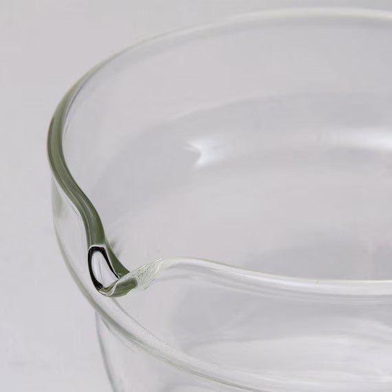 HEAT RESISTANT GLASS SINGLE SPOUT BOWL 800ML