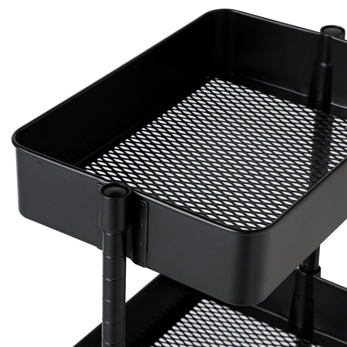 STEEL WAGON TROLLEY 3 BK
