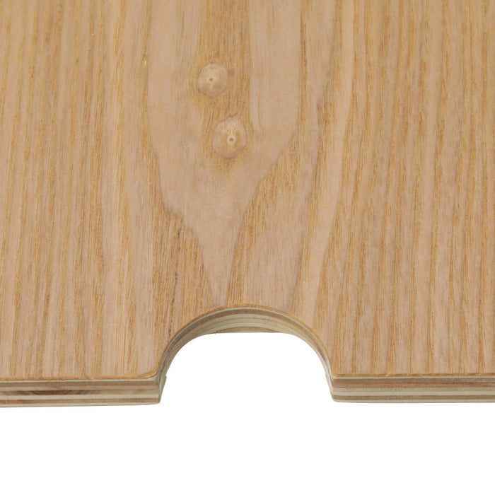 NON-SLIP WOOD TRAY FOR STEEL WAGON TROLLEY